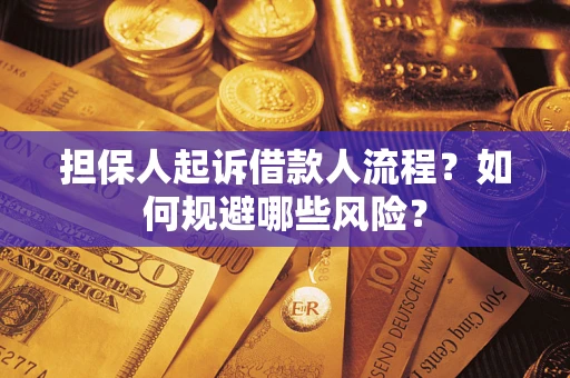 济南担保人起诉借款人流程？如何规避哪些风险？
