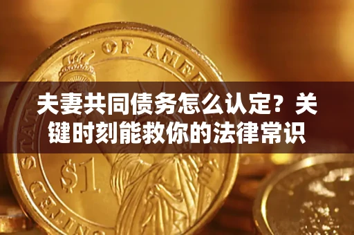 济南夫妻共同债务怎么认定？关键时刻能救你的法律常识